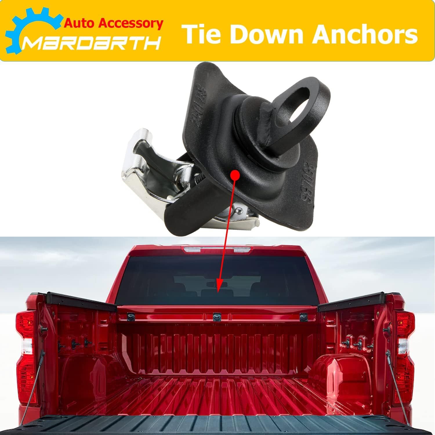 23146899 Truck Bed Tie Down Anchors Replacement for 2014-2024 Silverado Sierra,
