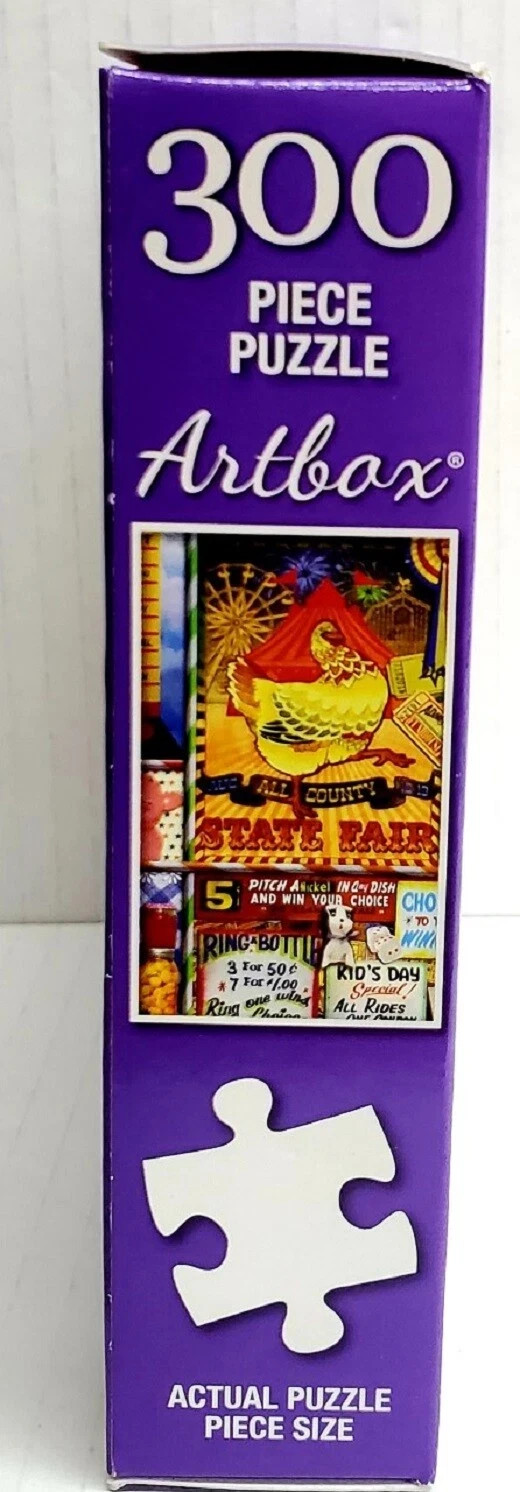 300pc PUZZLE JIGSAW 2 DIFFERENT DESIGN RED FARMS Inn & STATE FAIR