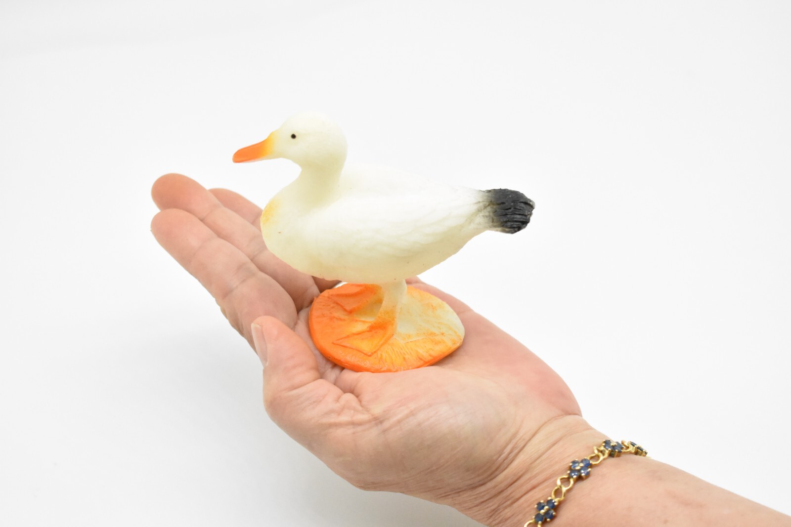 Duck, Mandarin, Chinese Teal, Very Nice Plastic Model Toy 1 1/2″ F622 B13