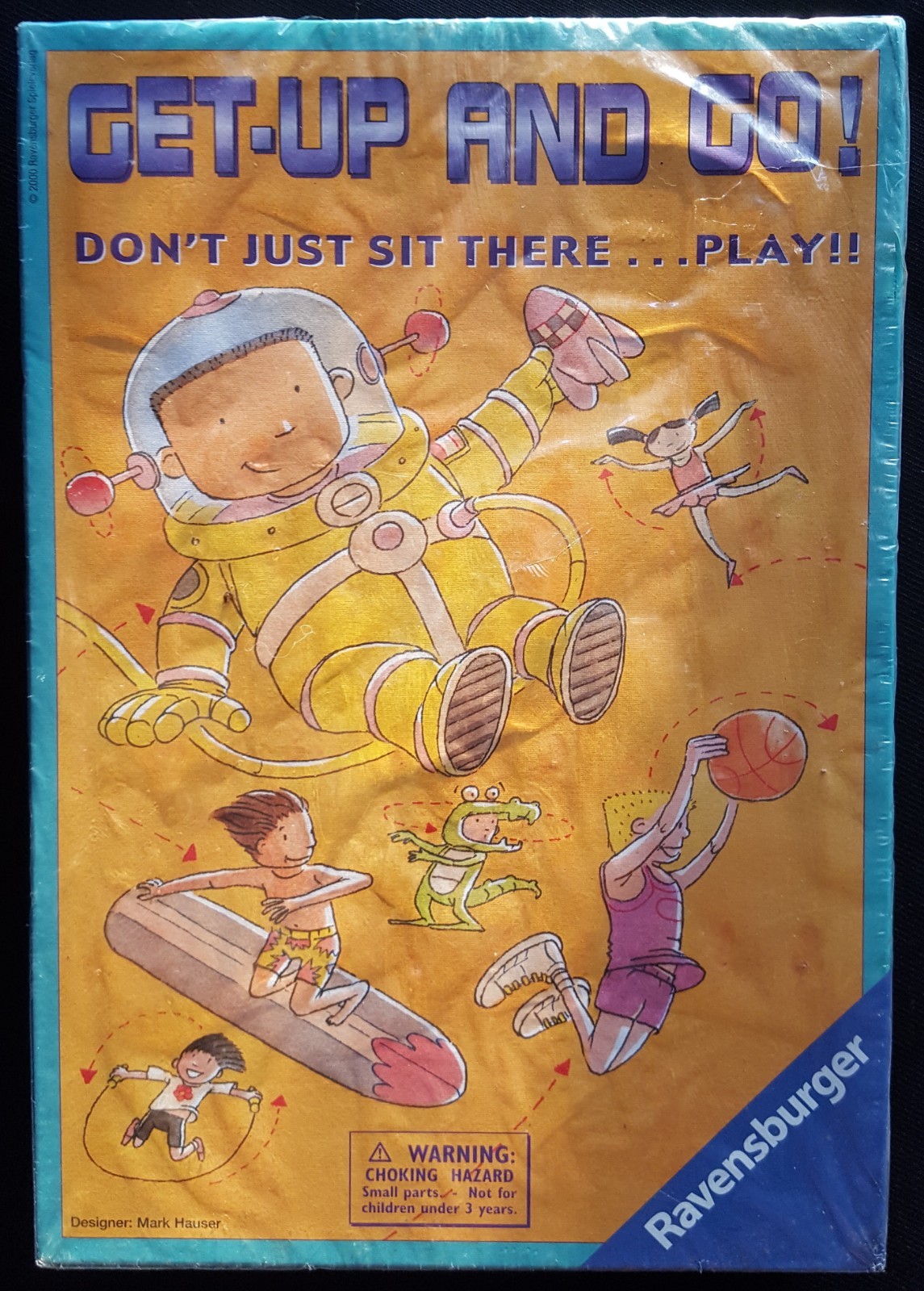 GET UP AND GO! DON’T JUST SIT THERE…PLAY VINTAGE GAME BY RAVENSBURGER – NEW