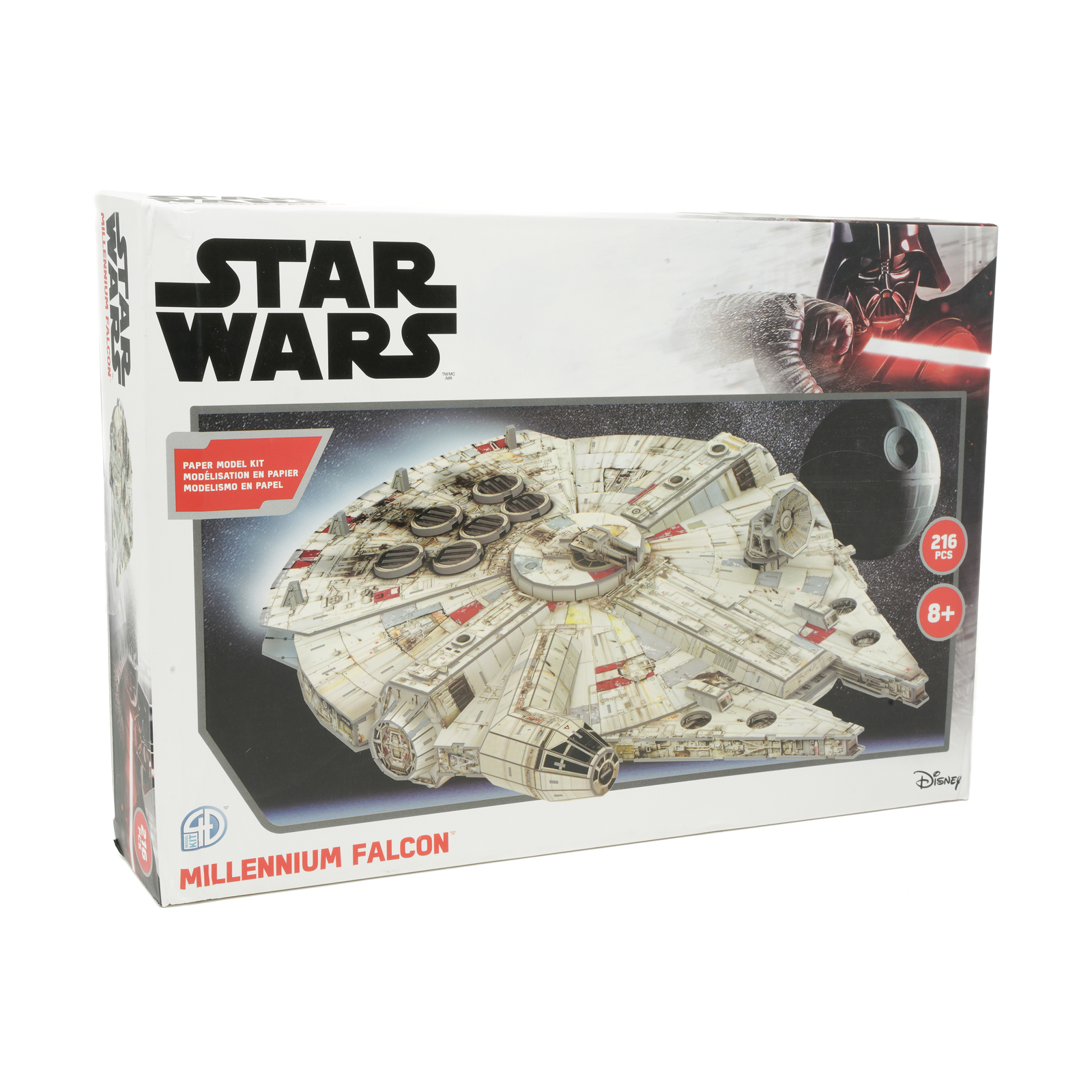 New – 4D Cityscape Star Wars – Millennium Falcon Paper Model Kit: 216 Pcs