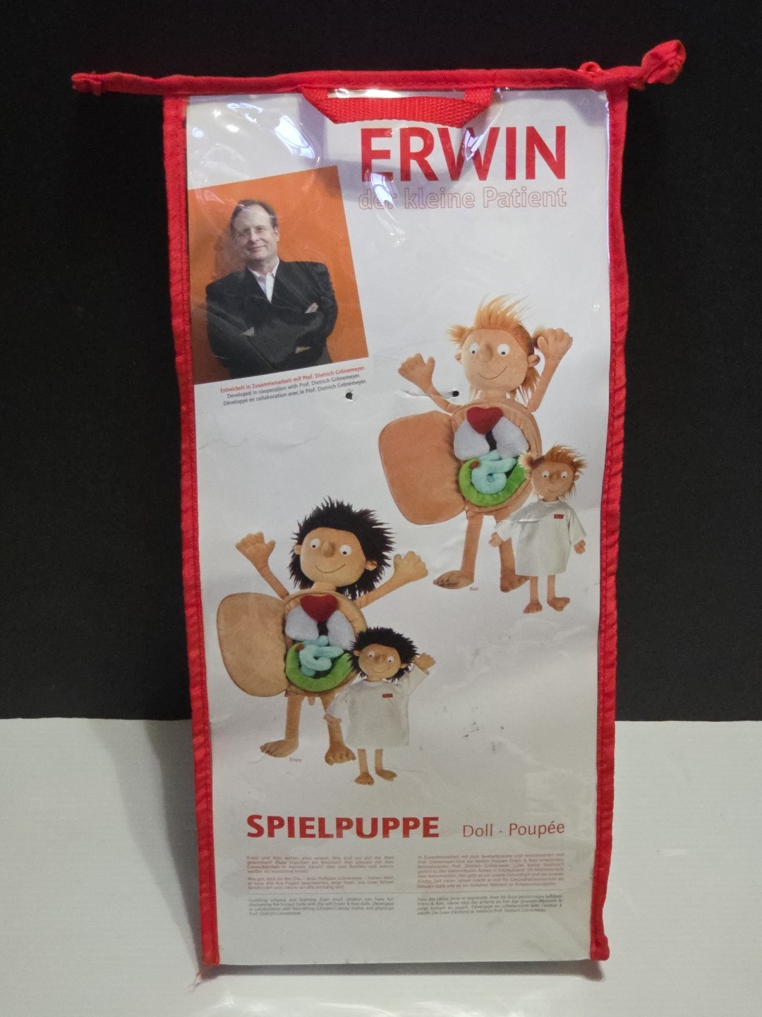 Sigikid Erwin The Little Patient with Organs Plush Stuffed Anatomy Doll 17”