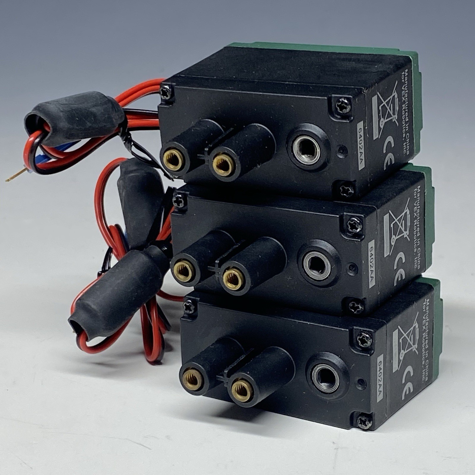 VEX 393 2-Wire Motors (Lot of 3) – High Torque/Speed Robotics EDR