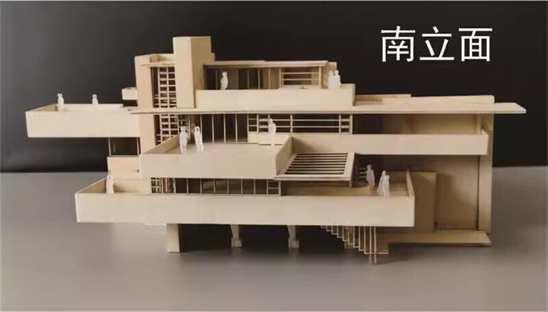 1/75 1/100 Villa 3D Wooden DIY Building Model Kits Assembly Kits Gifts Set