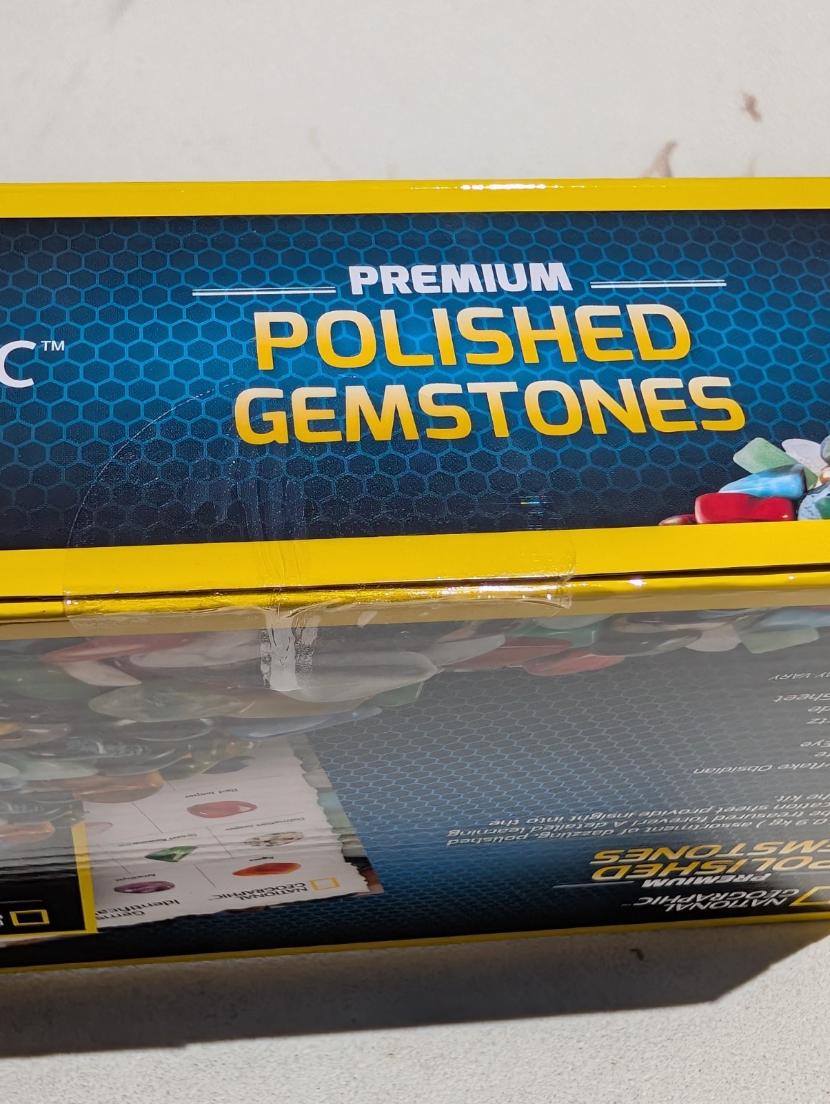 National Geographic Premium Polished Stones – 2 Pounds of 3/4-Inch Tumbled Stone
