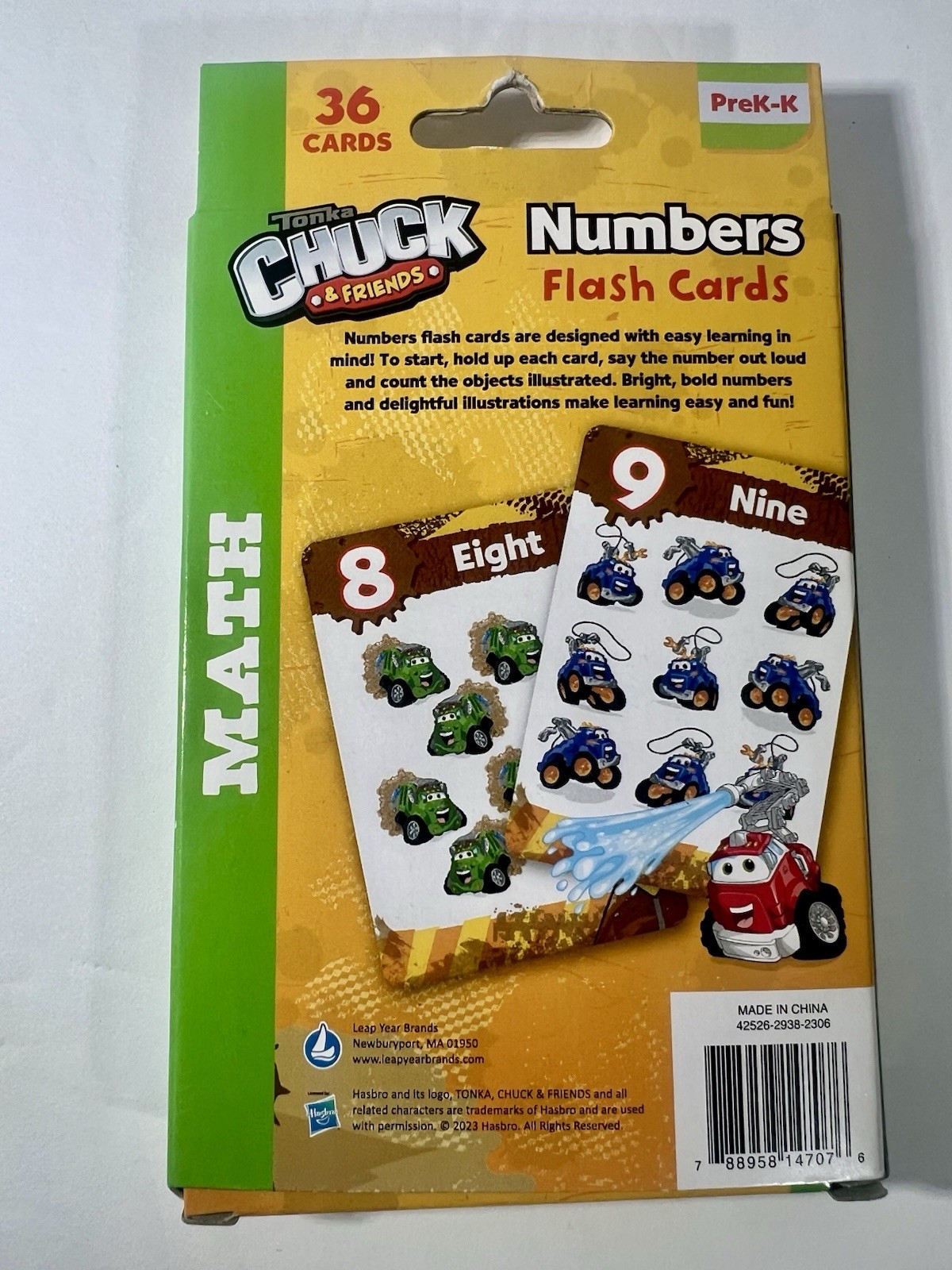 Colors and Shapes and Numbers Learning Flash Cards Learning Cards Lot of 5