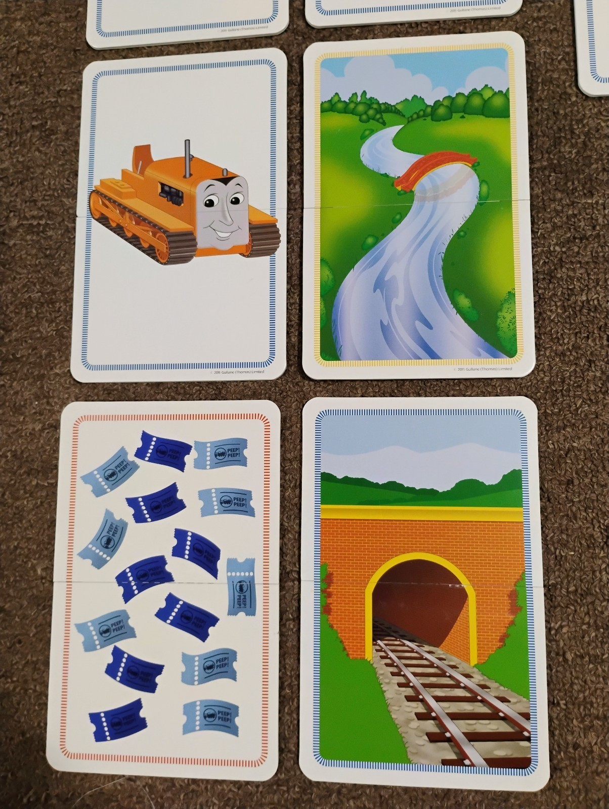 2011 Thomas & Friends Slide & Learn Interactive Cards