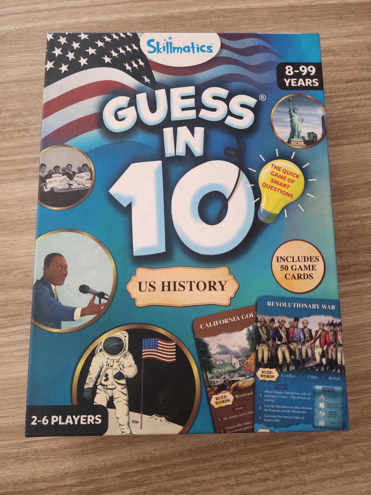 Skillmatics Giess In 10 US HISTORY Educational Game Age 8-99 Years