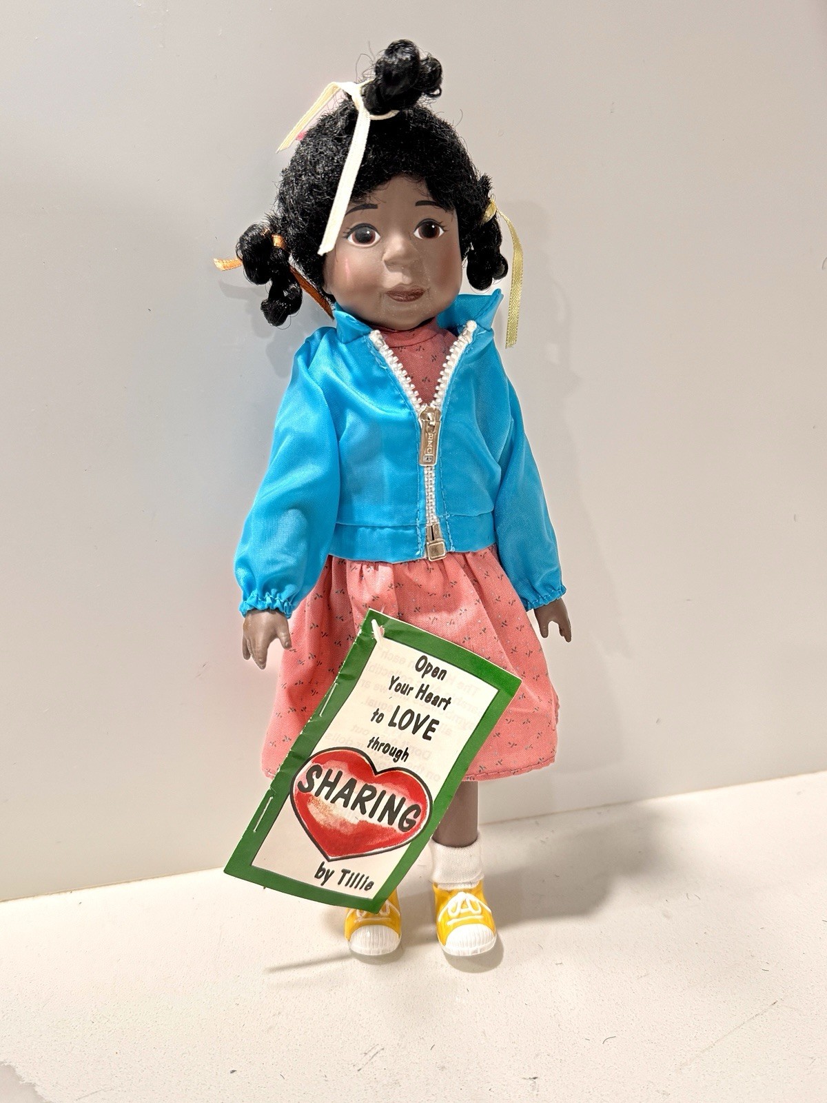 Vintage Applause Open Your Heart To Love Dolls Set of 4 Buddy Willie Tilla Katie