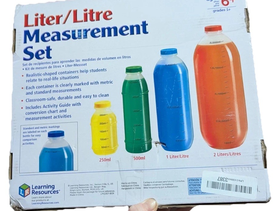 Learning Resources Liter Measurement Set