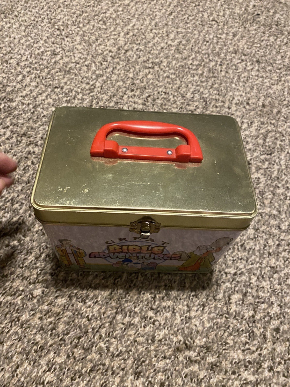 Great Bible Adventures Tin Box w/ Bible Fun Cards for Kids Sunday School Jessus