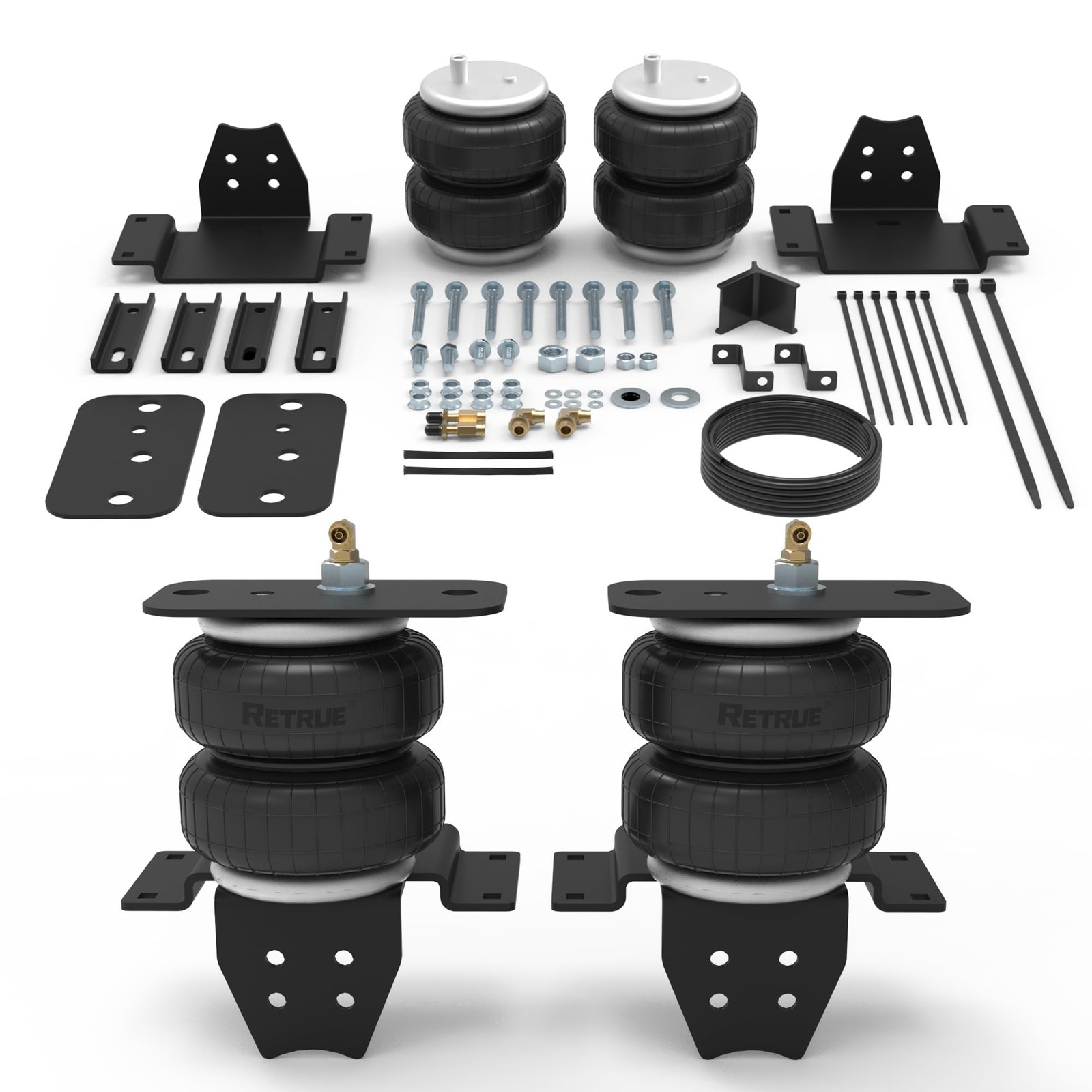 RETRUE Rear Air Bags Suspension Kit for Toyota Tundra 2007-2021 Truck Towing,…