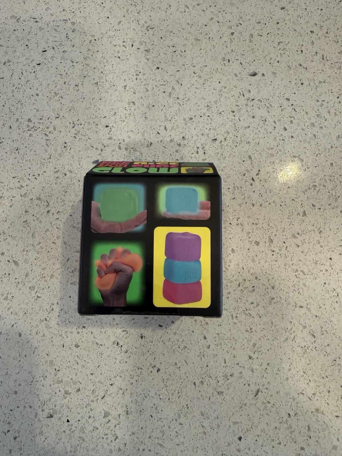 RARE! Orange NeeDoh Nice Cube Glow – Super Solid Squish Sensory Toy