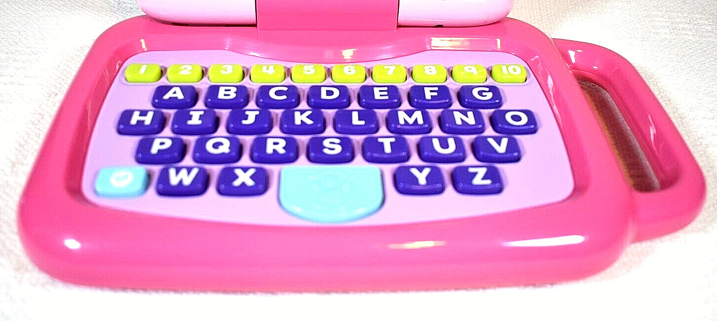 LEAP FROG: 2-in-1, Pink LeapTop Touch, Item #80-600900 – Tested and Works Great!