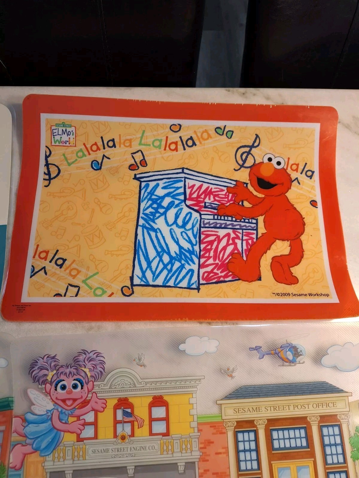 Sesame Street Colors 2002 Activity Mat Preschool Homeschool Lot Of 4 2009