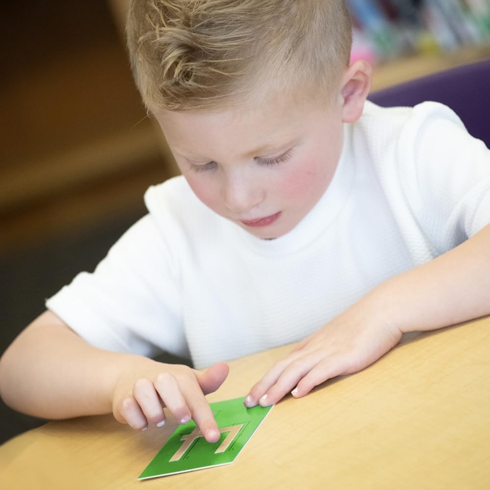 Sandpaper Numerals Set 0-9 Tactile Learning Cards