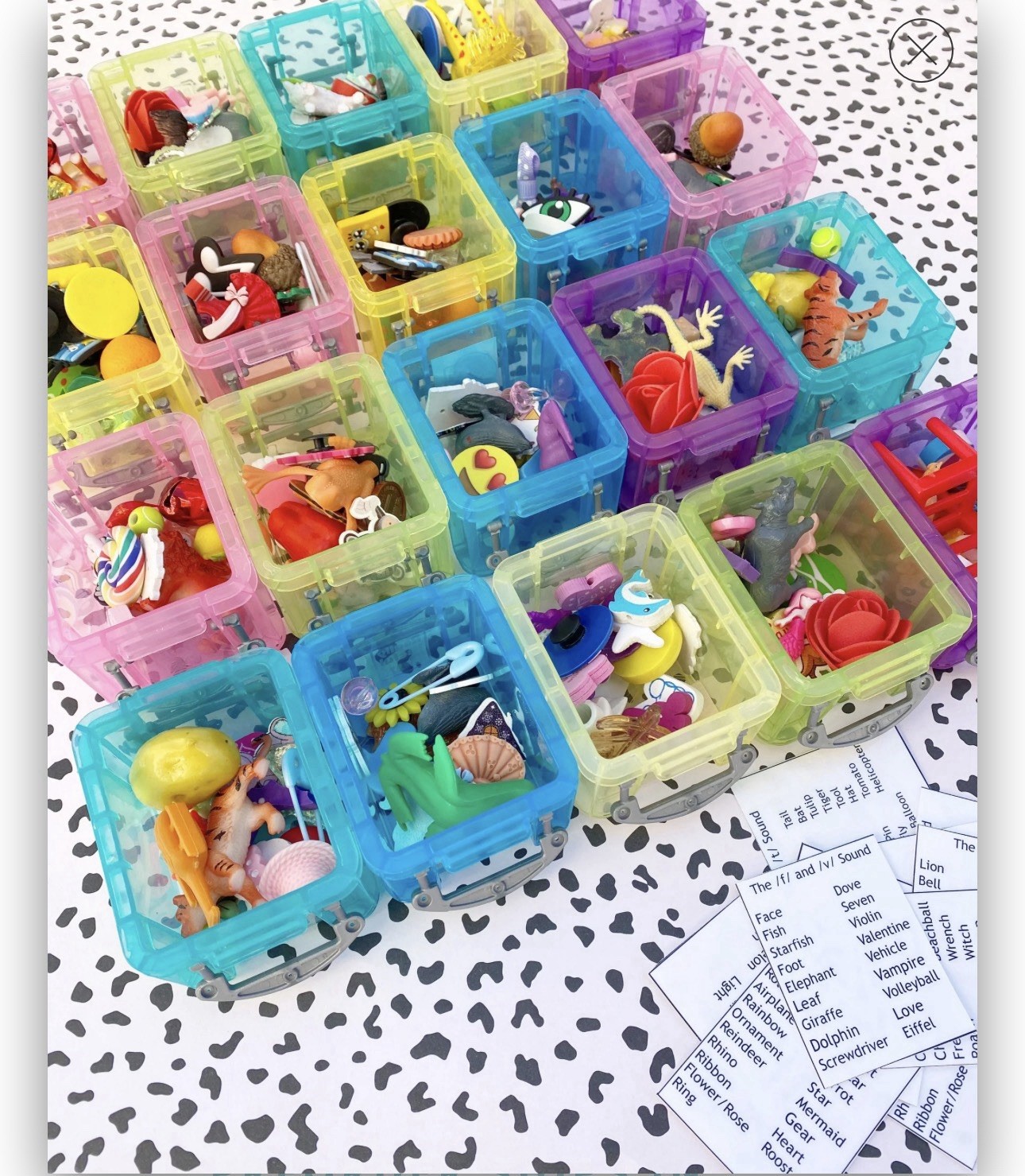Speech Therapy Speech Sound Boxes