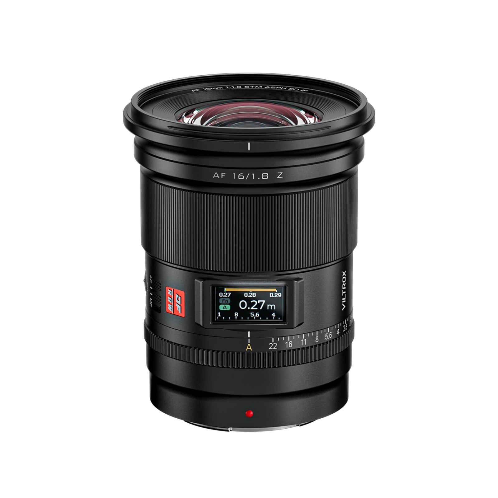 VILTROX AF 16mm F1.8 Z Full Frame Lens for Nikon Z-Mount, AF 16mm F/1.8 Z wit…