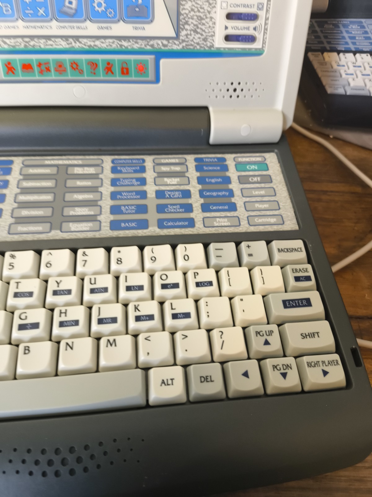 VTech Pre-Computer Power Pad Pro Vintage Educational Laptop Toy Tested w Box