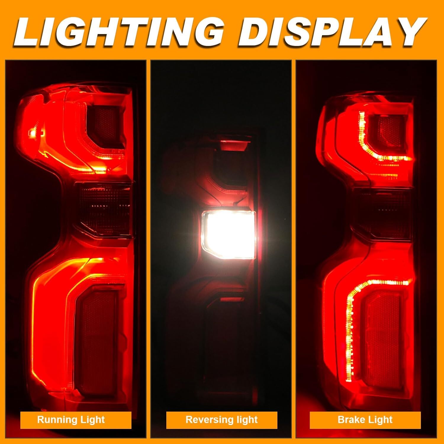 19-23 Chevy Silverado 1500 LED Left Driver Side Tail Light GM2800311 & Harness