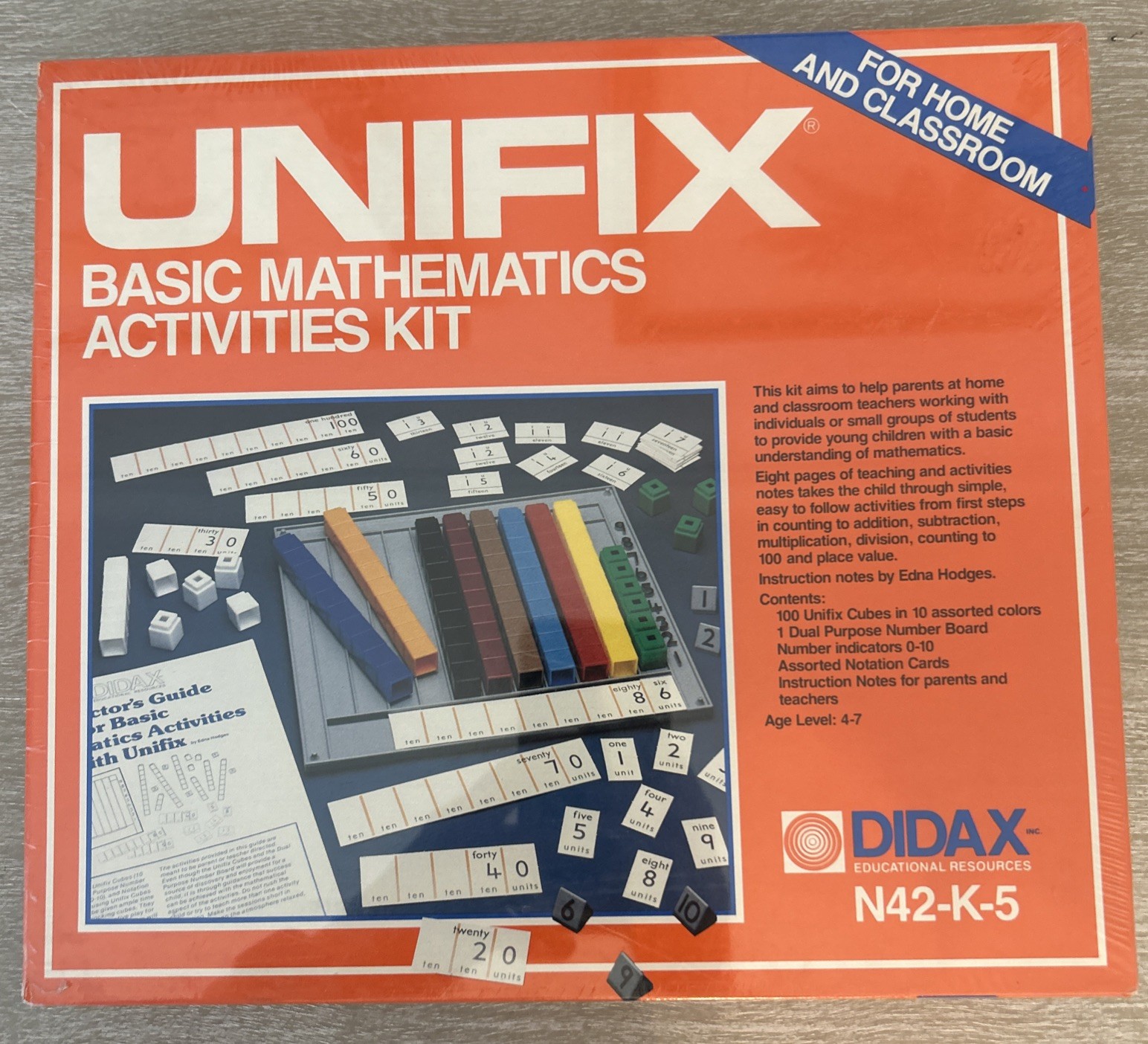 Didax Unifix Basic Mathematics Activities Kit Home Or Classroom Sealed