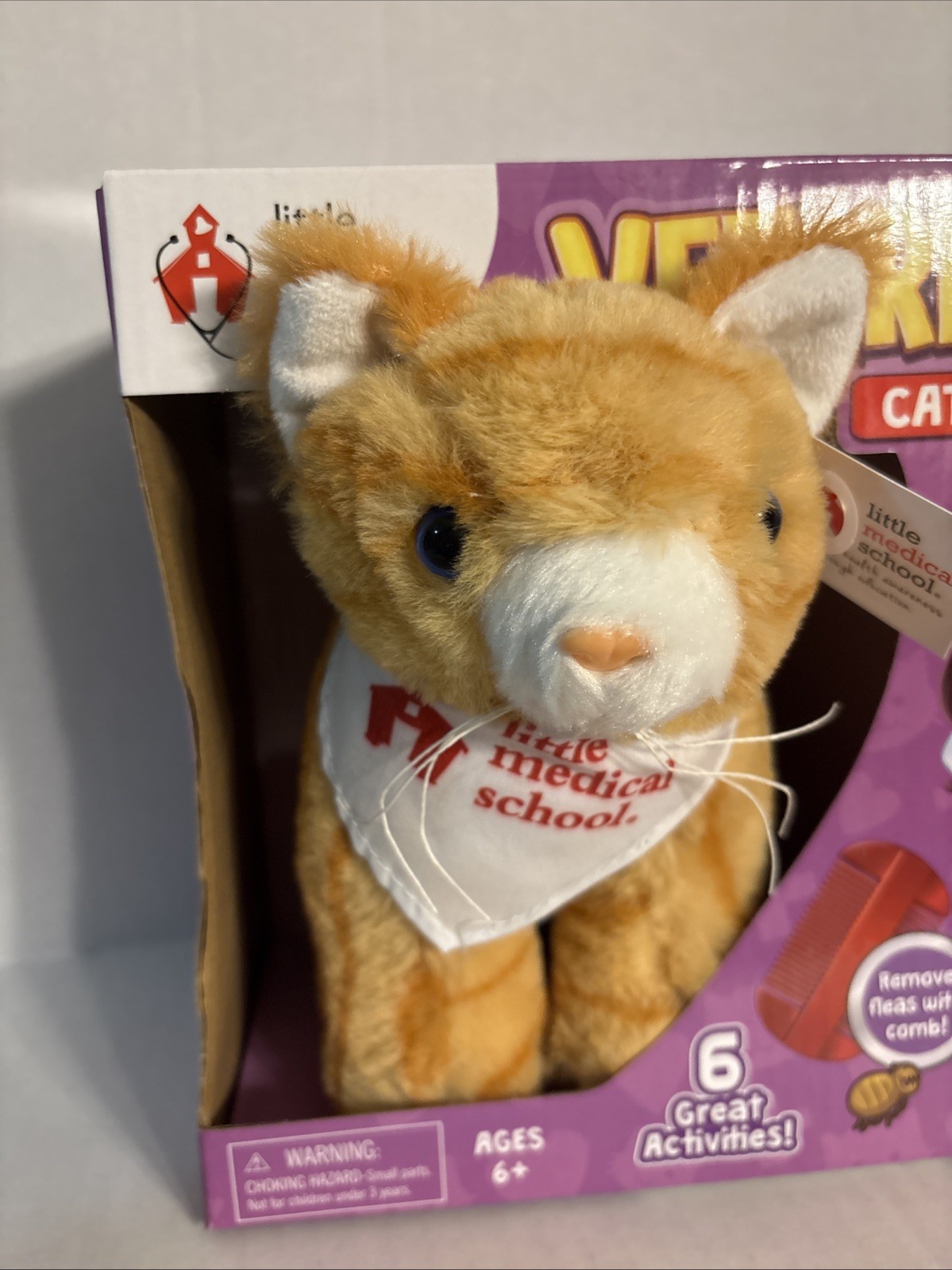 CAT Veterinarian Activity Set With Cat Plush BRAND NEW Kitten Kitty