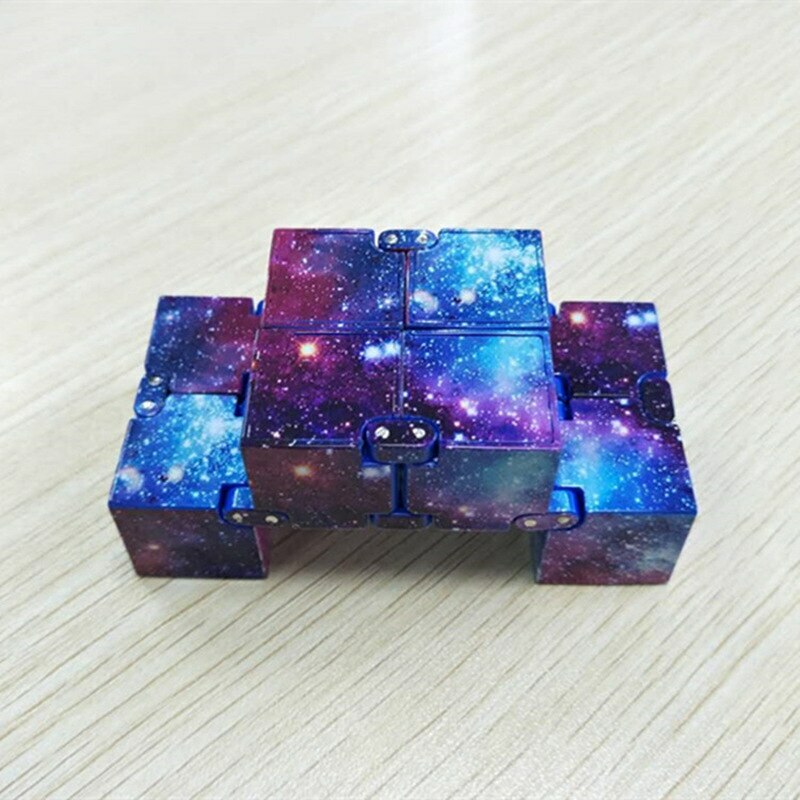 LED FIDGET Spinner Infinity Cube SPACE Toy PEN Anxiety Anti-Stress Relief Magic