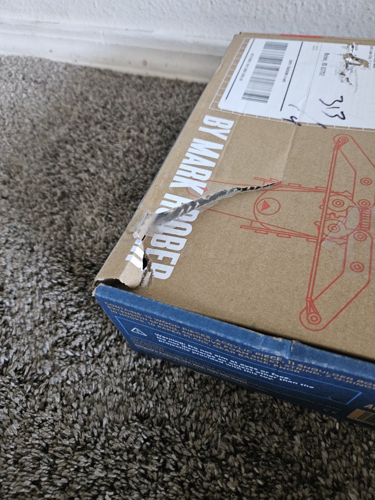 Crunch Labs Airplane Launcher Build Box By Mark Rober New Open Box