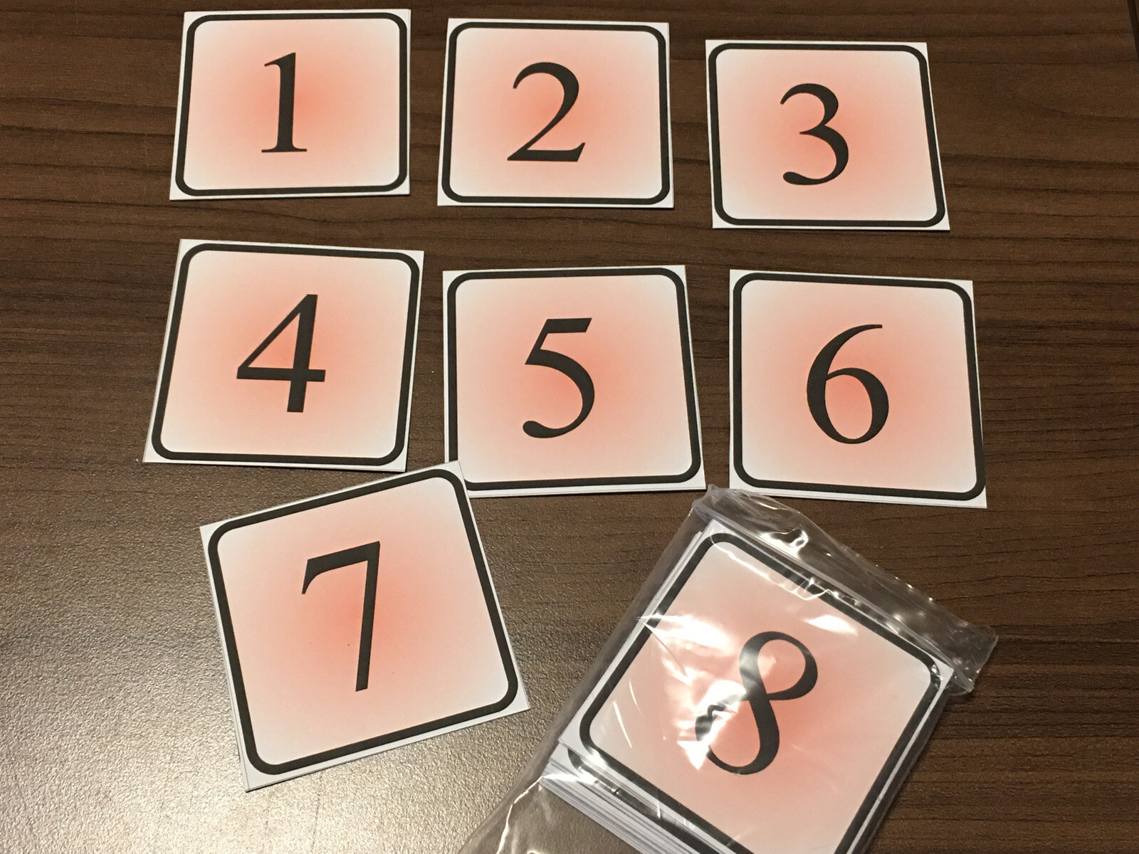 Student Number Card Set / Counting 1-30/ 35 Laminated cards
