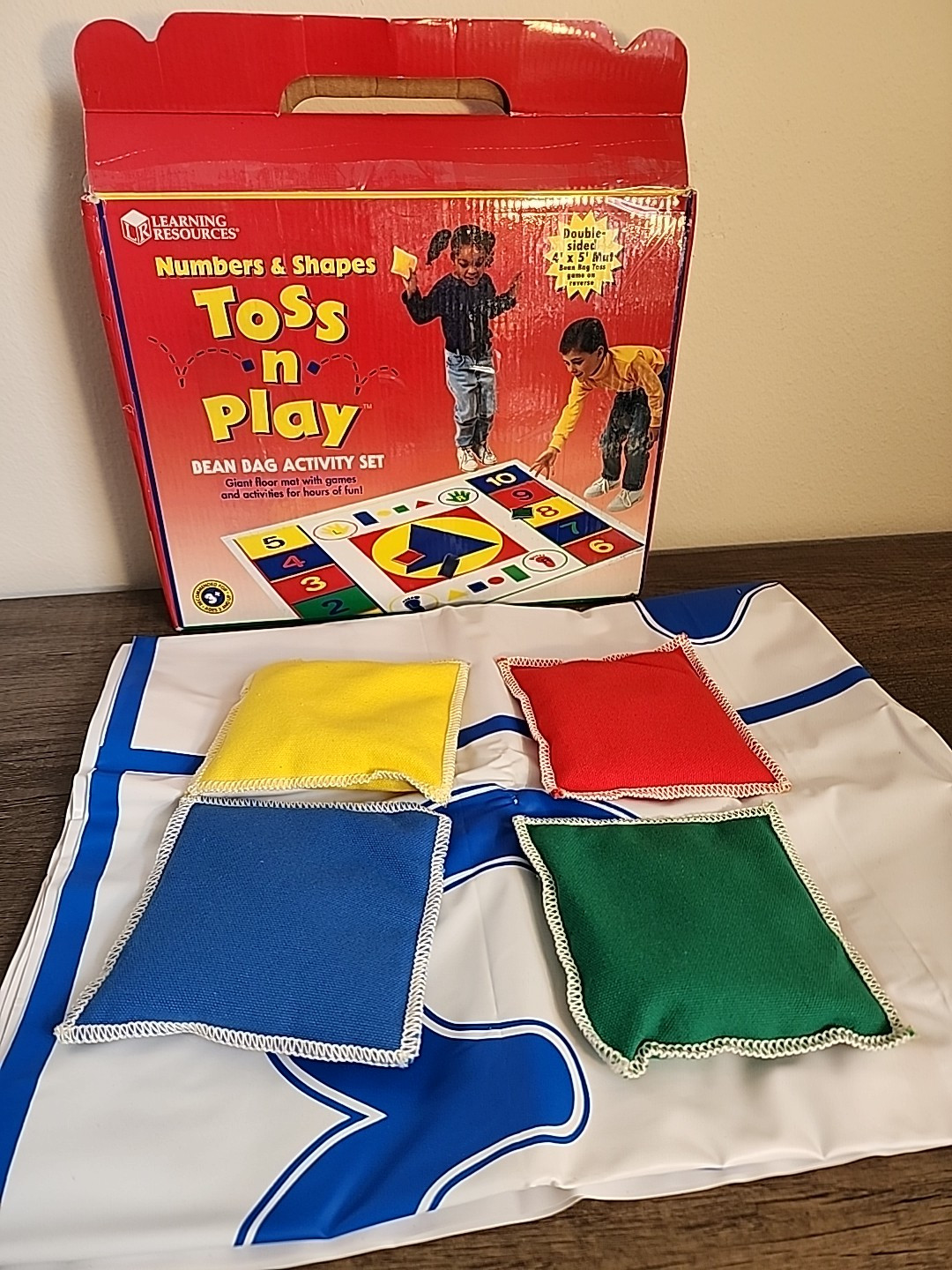 Learning Resources Numbers And Shapes Toss N Play Bean Bag Activity Set LER 544