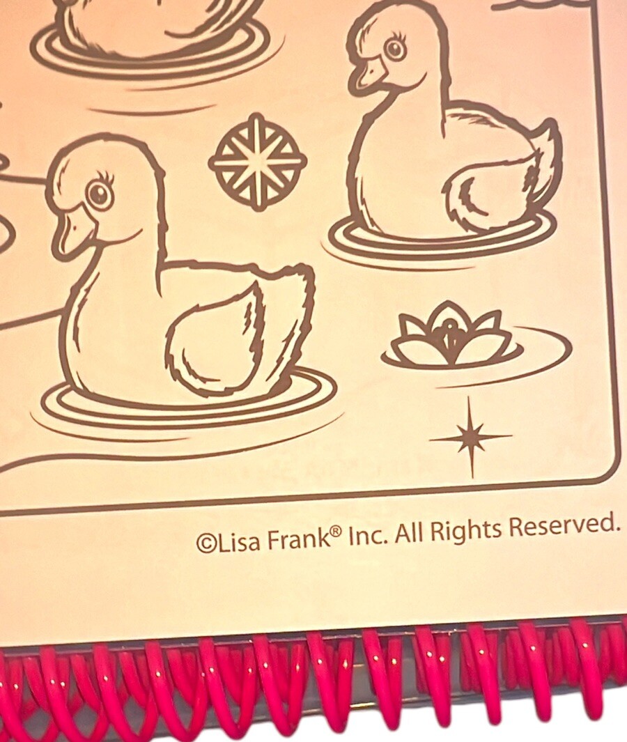 Lisa Frank Coloring Activity Pad & Diva Fashions Stickers Dress Up Activity New