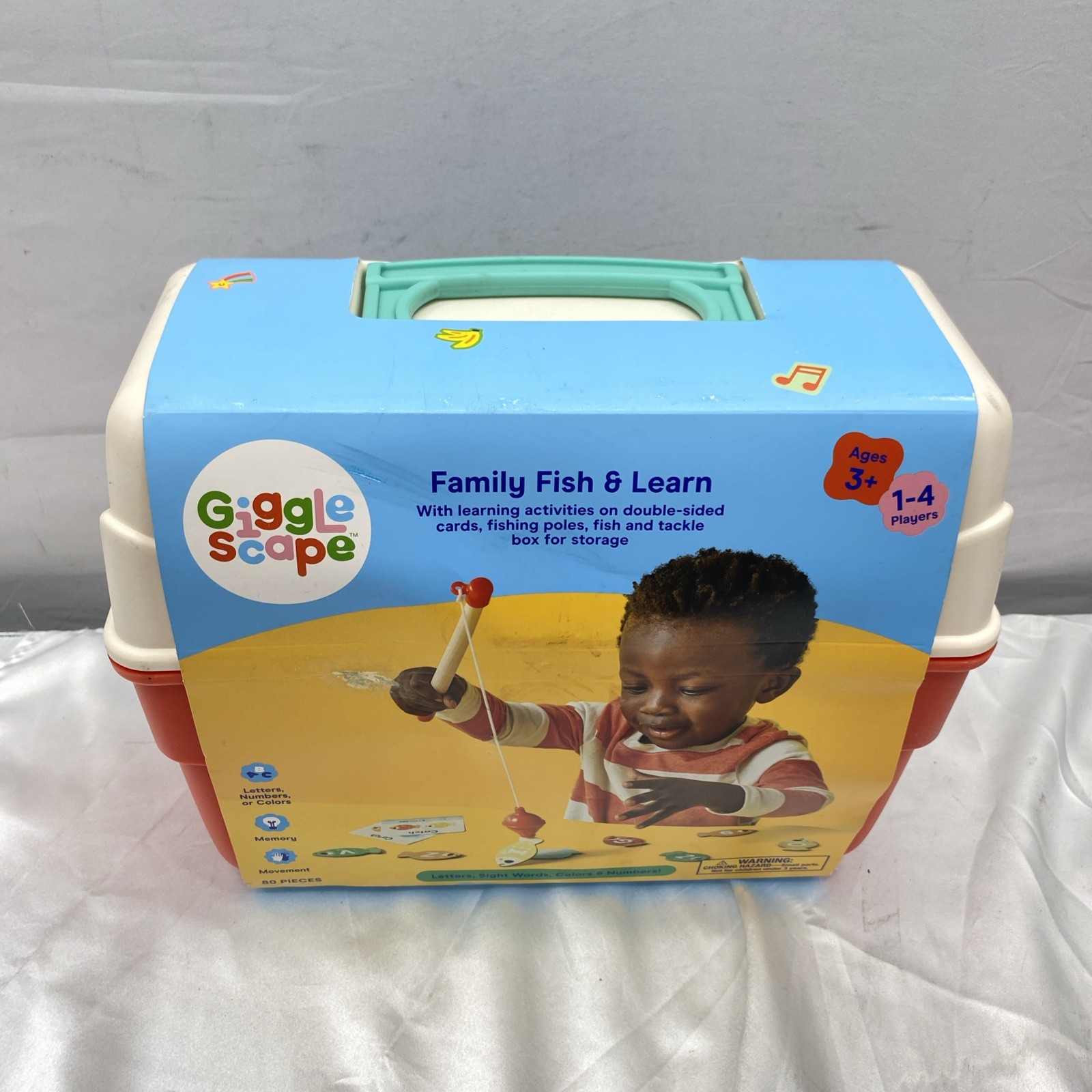 Gigglescape Family Fish & Learn Educational Game Set Ages 3+
