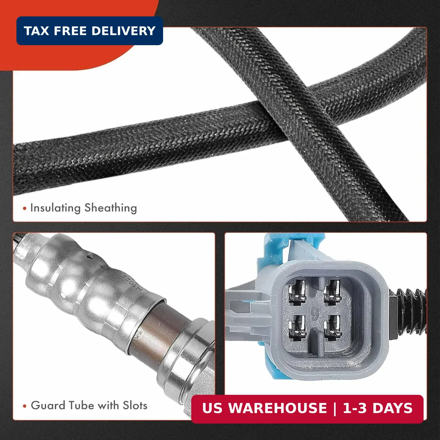 A-Premium 4Pcs O2 Oxygen Sensor Upstream and Downstream Compatible with