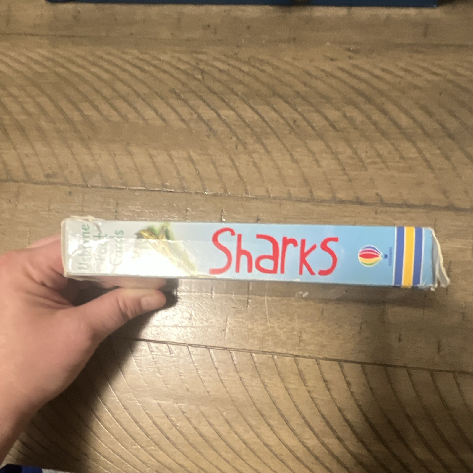Usborne Fact Cards Sharks Educational Card Box Set, Multicolor, Ages 8-11 Kids