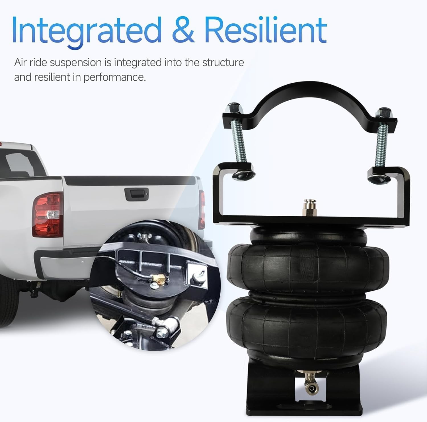 Air Suspension Spring Kit Tow Assist Over Load Fit for Chevy Silverado 2500 3500