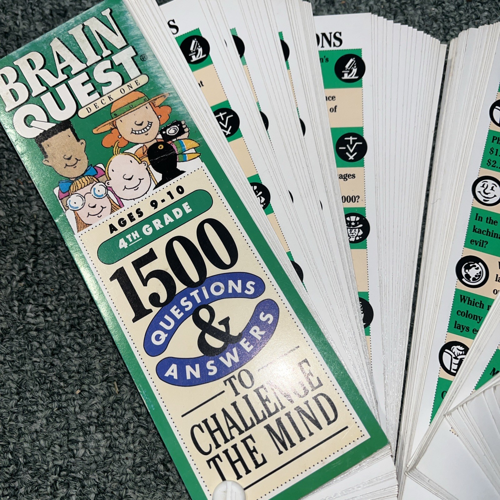 Brain Quest Vintage 1992 Edition – 1500 General Knowledge Q&A for Ages 9-10