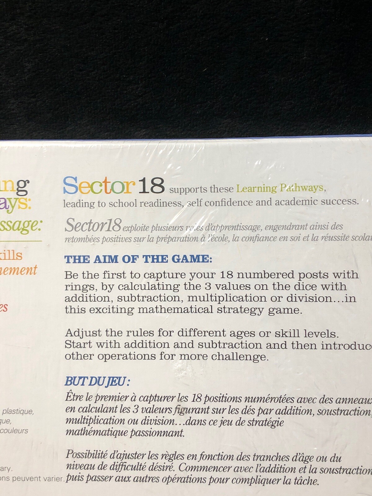 Sector 18 Game By Discovery Toys Promote Thinking and Math Skills New Sealed