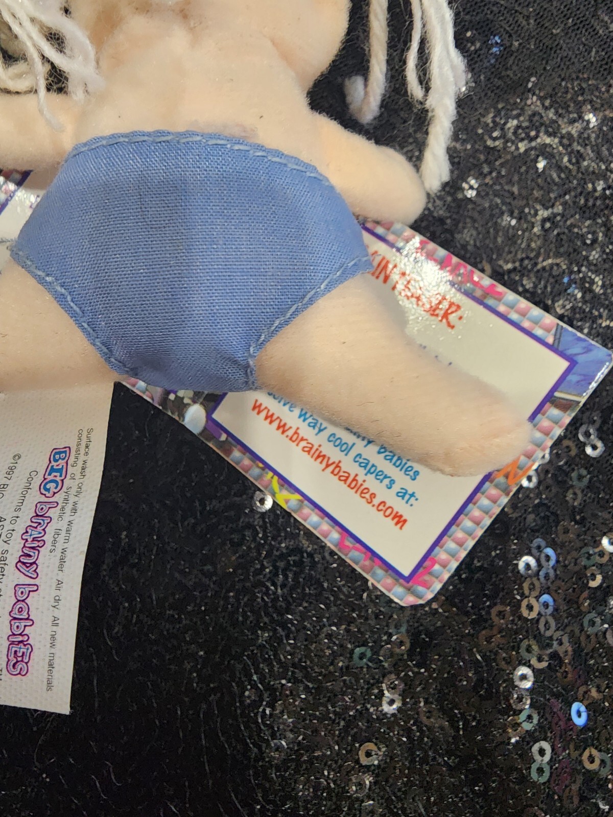 BIG BRAINY BABIES-ALBERT EINSTEIN-Plush Little Genius Keychain Teacher Gift