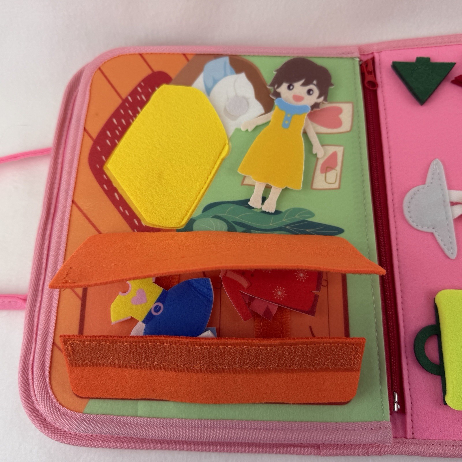 Urmywo Busy Board Book Montessori Toy Toddlers Educational Pink Unicorn New