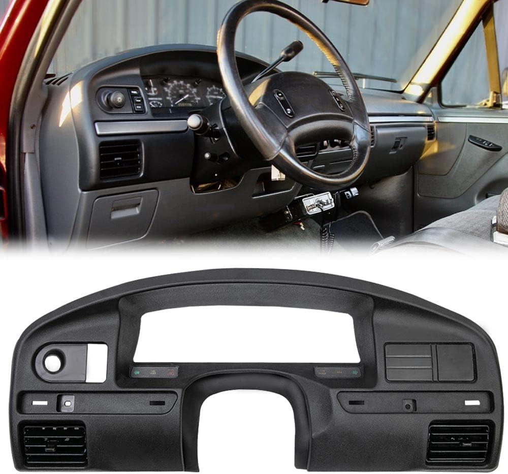 PIT66 Dash Panel Bezel Cover, (Gas Engine ONLY) Compatible with 1992-1997 Ford F