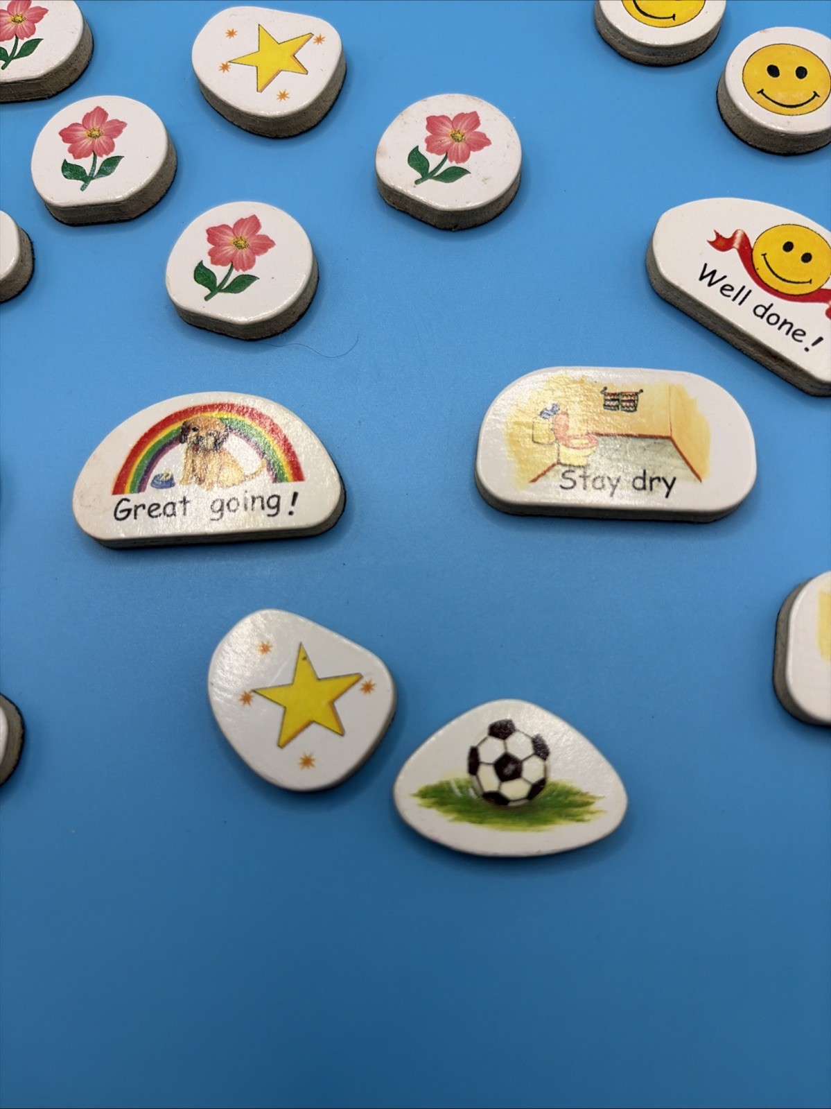 Reward Behavior Chart Magnets Lot Classroom Chore Incentive Smiley Star Teacher