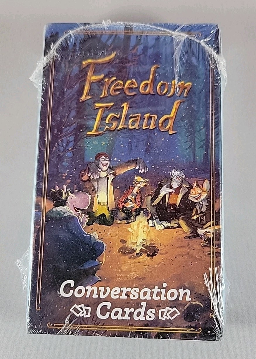 Freedom Island Conversation Cards by Brave Books NEW