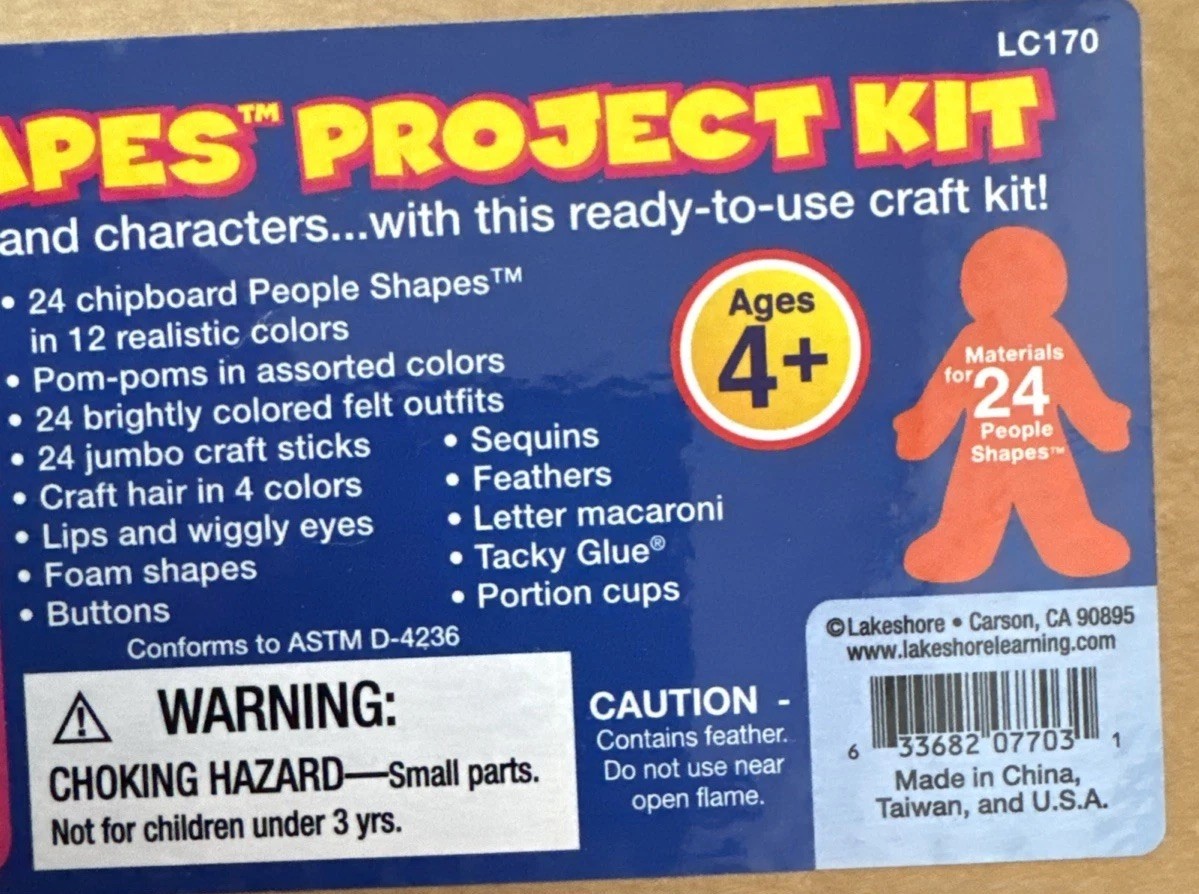 Lakeshore People Shapes Project Kit