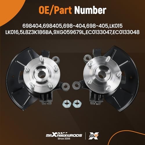 Front Steering Knuckle and Hub Assembly for Ford Escape Front Left and Right
