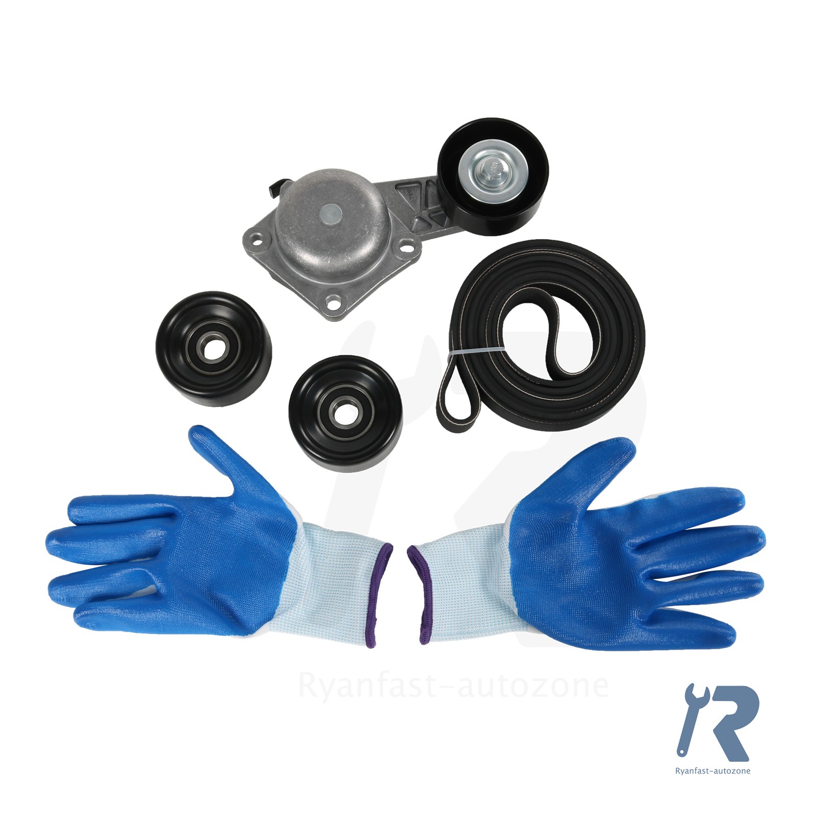 NEW Engine Serpentine Belt Drive Kit Compatible with Ford F-250 Super Duty