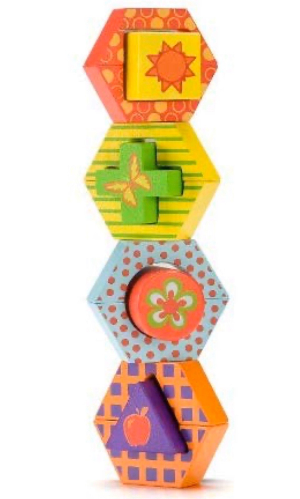Discovery Toys CATERPILLAR SHAPE SORTER Kids Learning Toy – 13 Piece Puzzle
