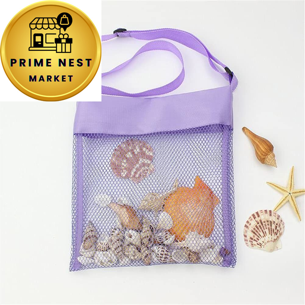 LEMAXELERS 5-PCS Colorful Mesh Beach 23×23 cm (9×9 inches), 5-pack