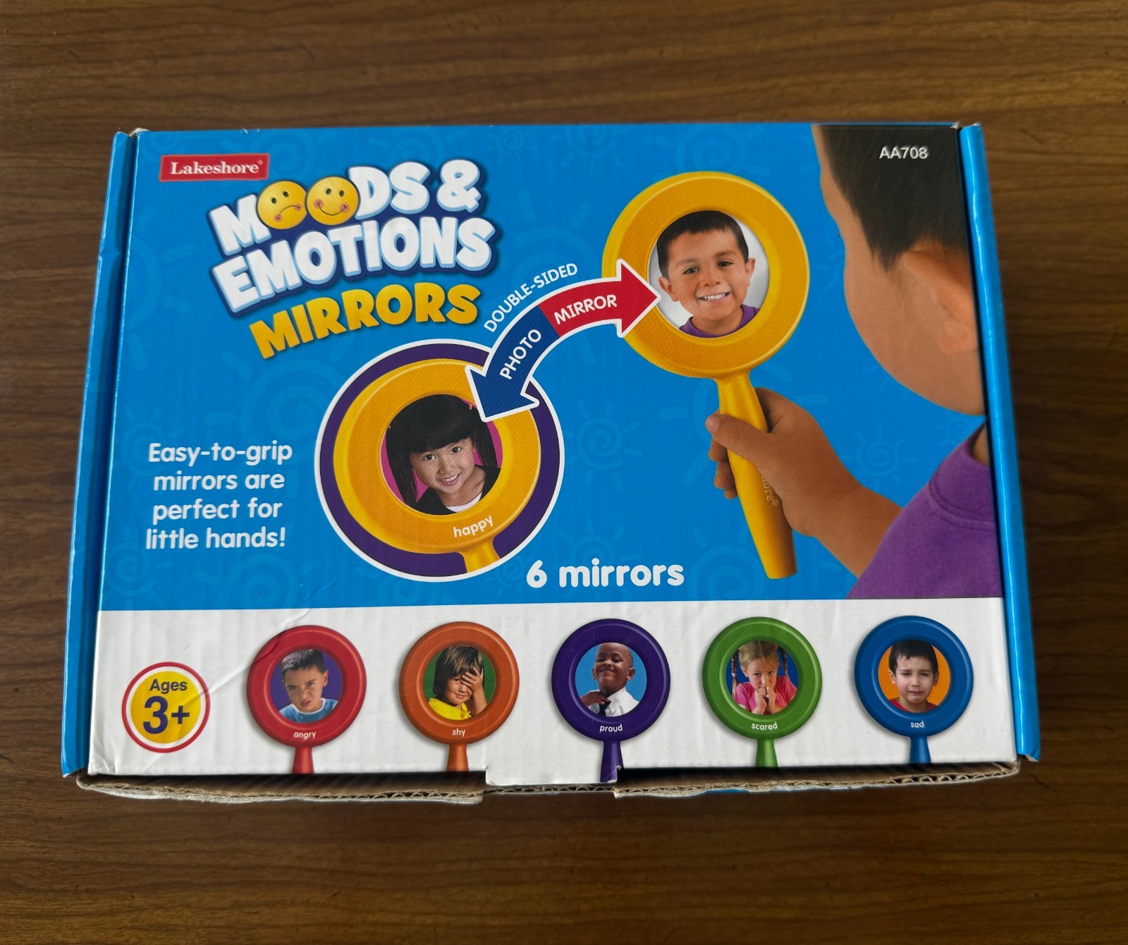 Lakeshore Learning Moods & Emotions Mirrors Set of 6 – Social Emotional Toy