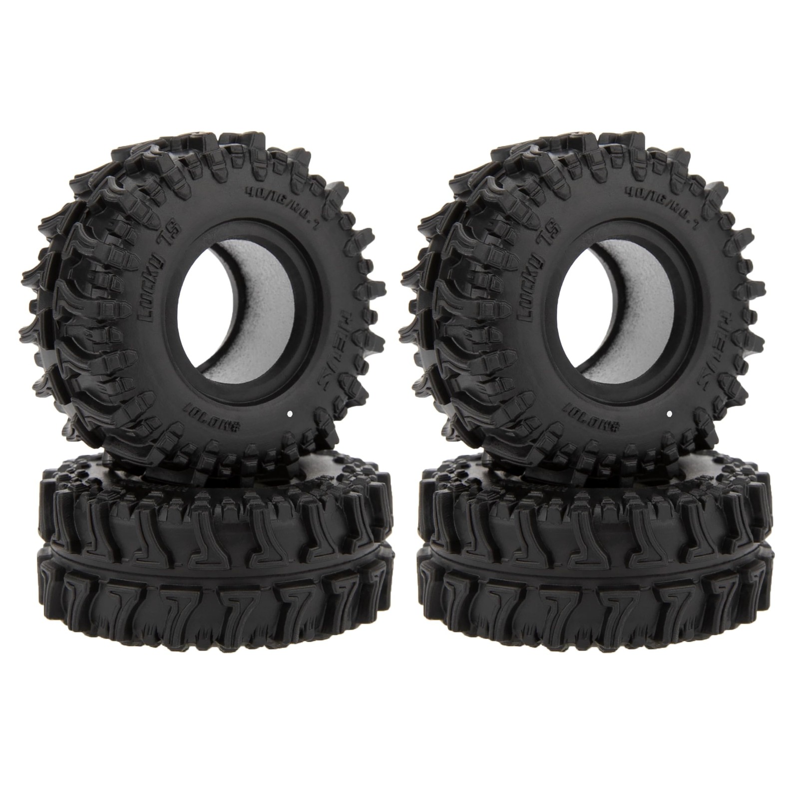 MEUS RACING 0.7 Tires – MS6 Lucky 7S Crawler Tires for Axial SCX30 Redcat Asc…