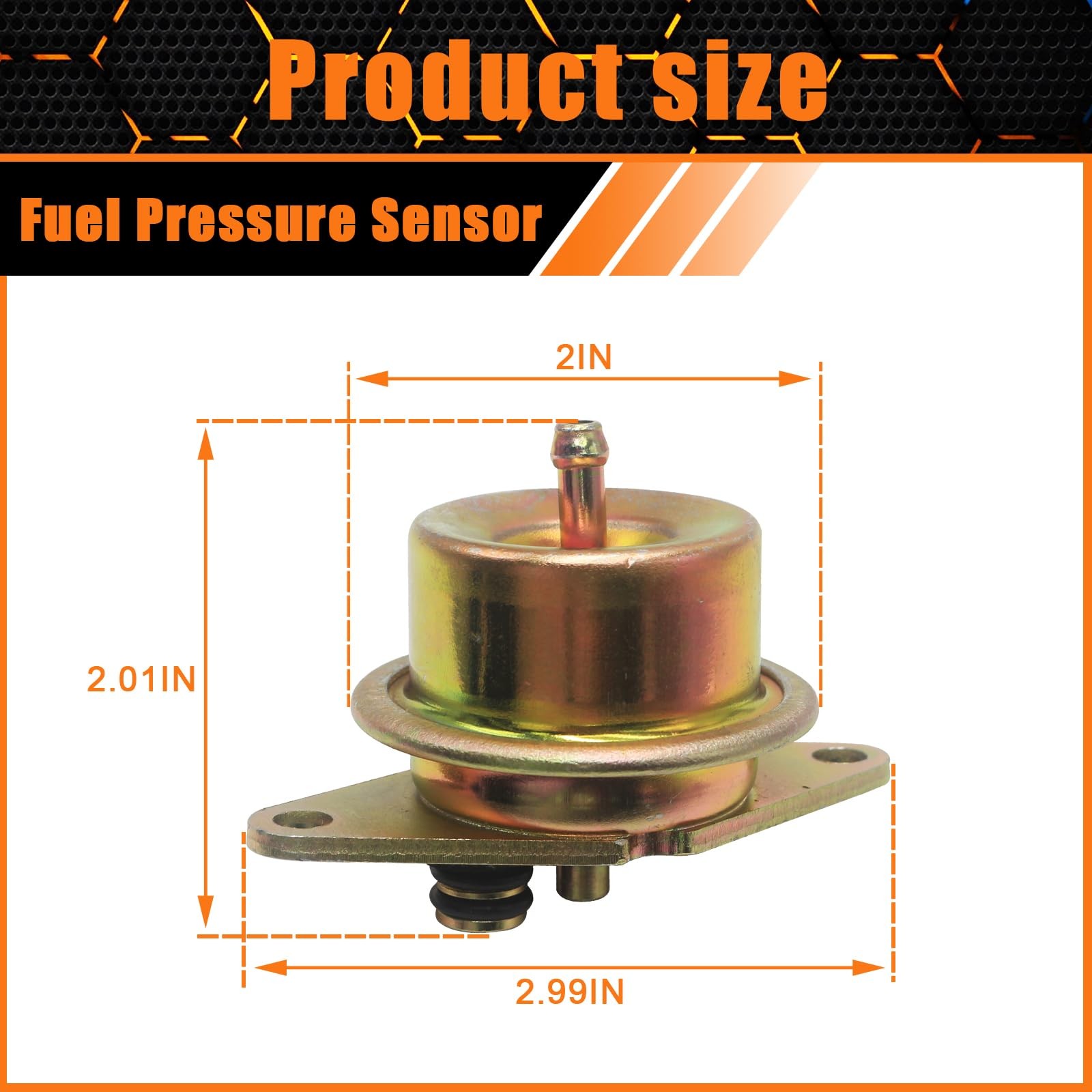 F4SZ9C968A Fuel Injection Pressure Regulator – 2.7BAR for Ford F-150 1/8